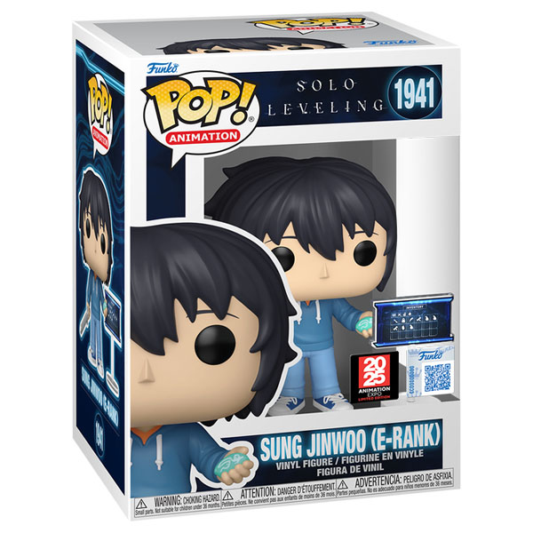 Funko POP #1941 Solo Leveling Sung Jinwoo (E-Rank) with Inventory Exclusive Figure